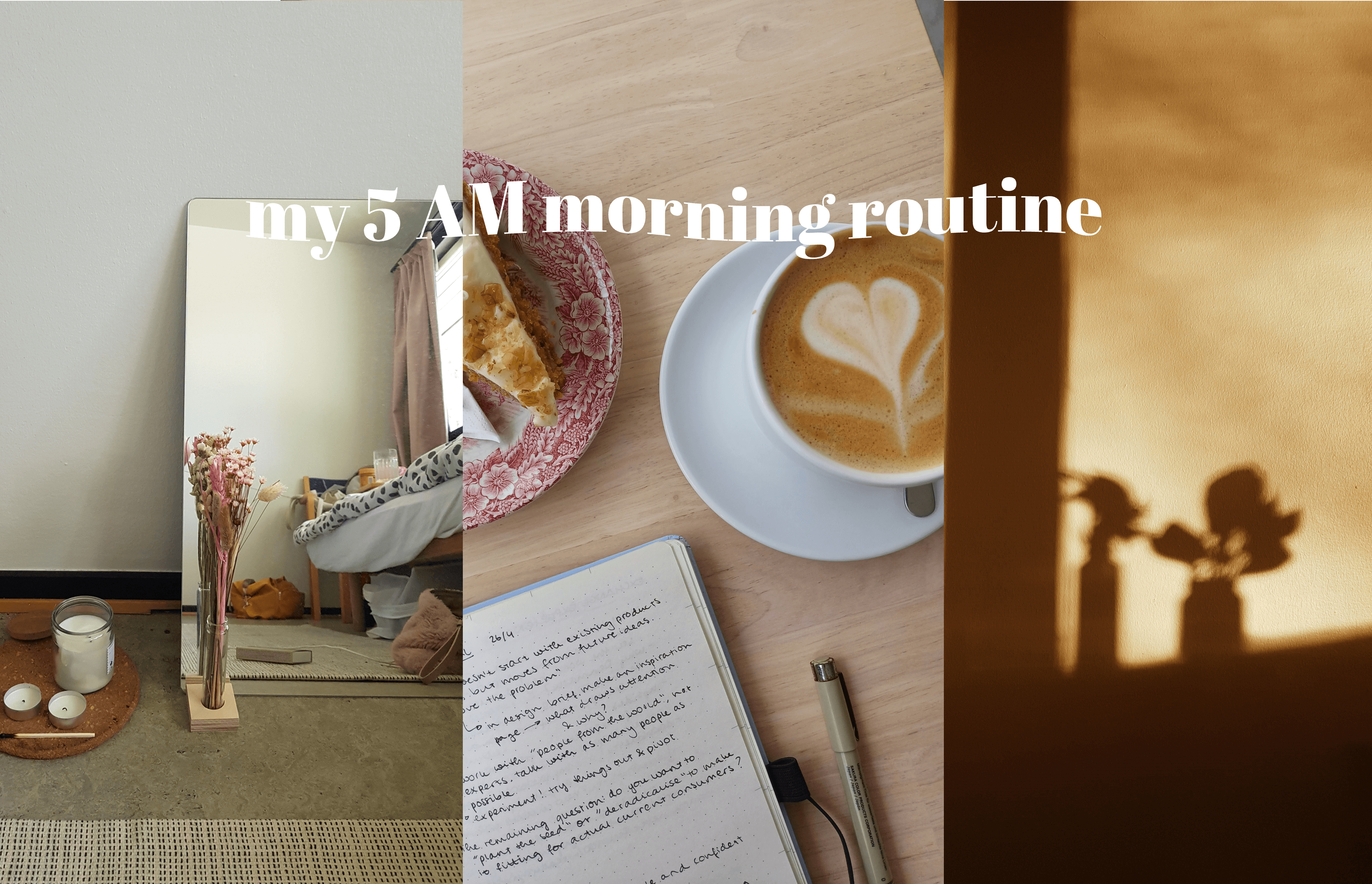 My 5 AM morning routine | Dealing with changing environments